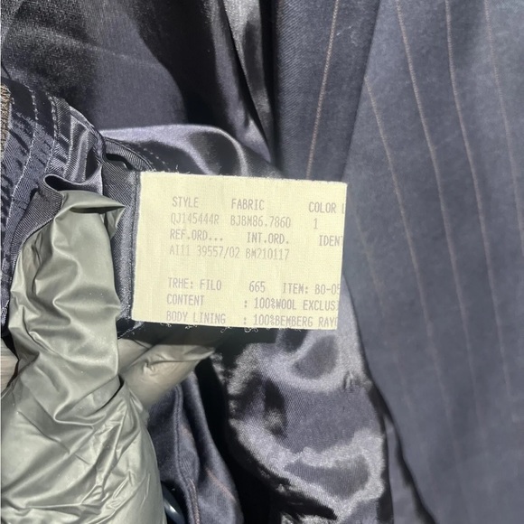 Vintage USA Brooks Brothers 1818 Mens Sz 40 Twill Blazer Jacket Sport Coat Italy - Picture 6 of 10